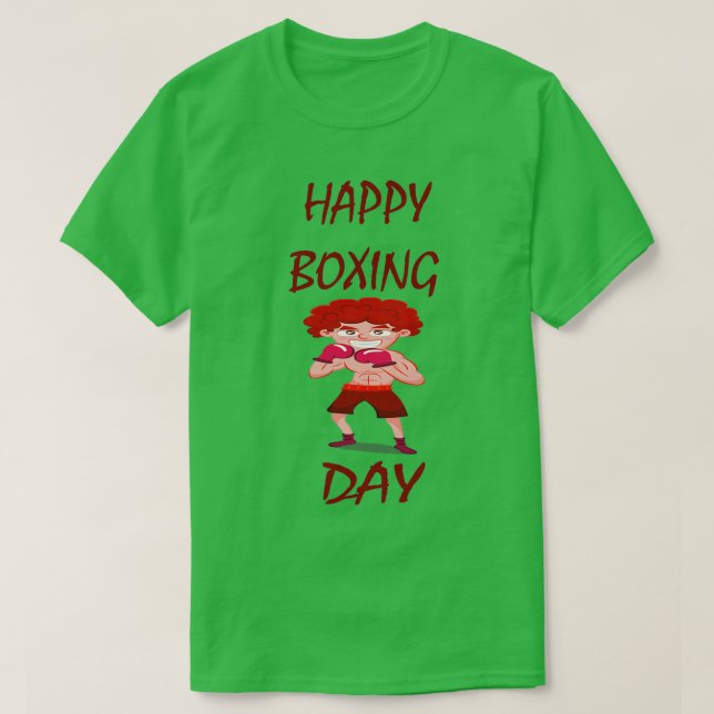 Camiseta Feliz Dia de Boxing (Frente do Design)