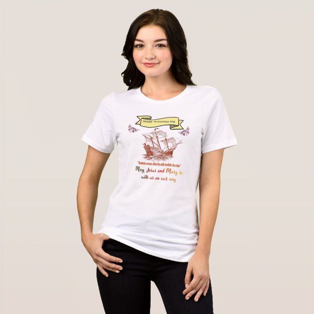Camiseta Feliz Dia de Colombo (Frente Completa)