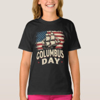 Feliz Dia de Columbus de Exploração e Reflexão