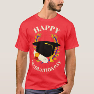 Camiseta Feliz Dia de Graduação, Formando do Ensino Superio