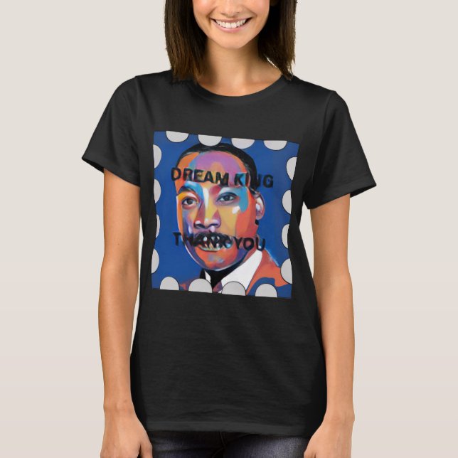 CAMISETA FELIZ DIA DE MARTIN LUTHER KING (Frente)