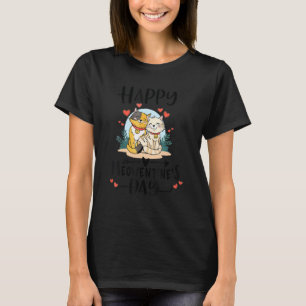Camiseta Feliz Dia de Meowentine, Dia de Gato Fofo