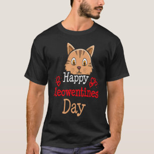 Camiseta Feliz Dia de Meowentines Criador de Gatos Dono de 