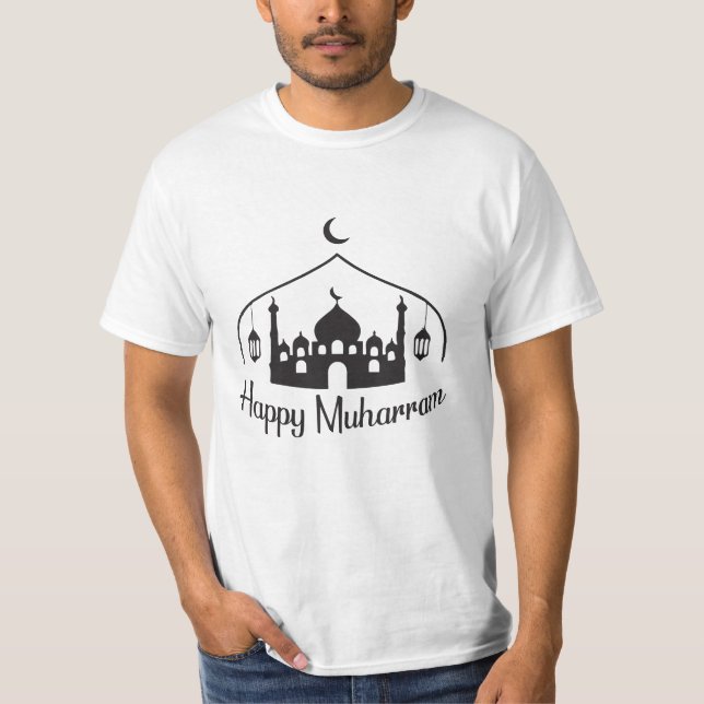 Camiseta Feliz Dia de Muharram  (Frente)