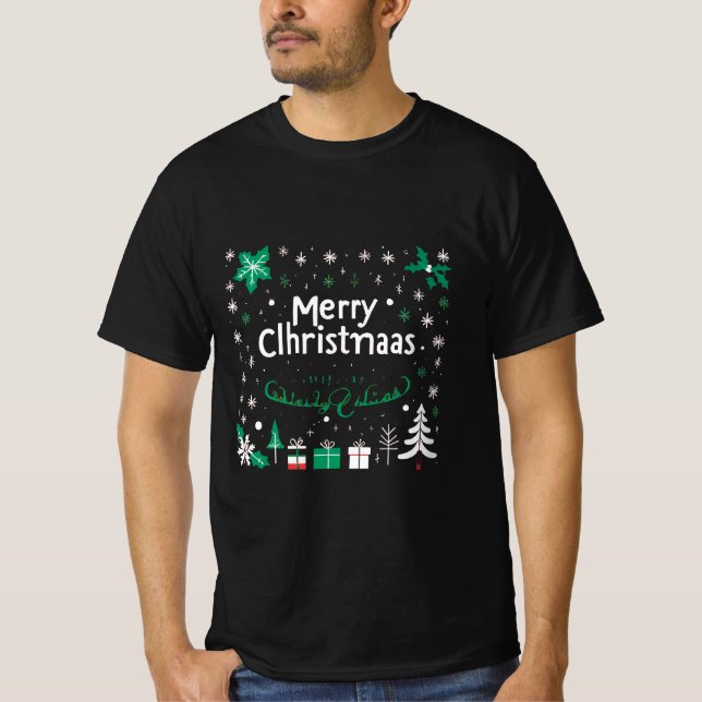 Camiseta feliz dia de natal (Frente)
