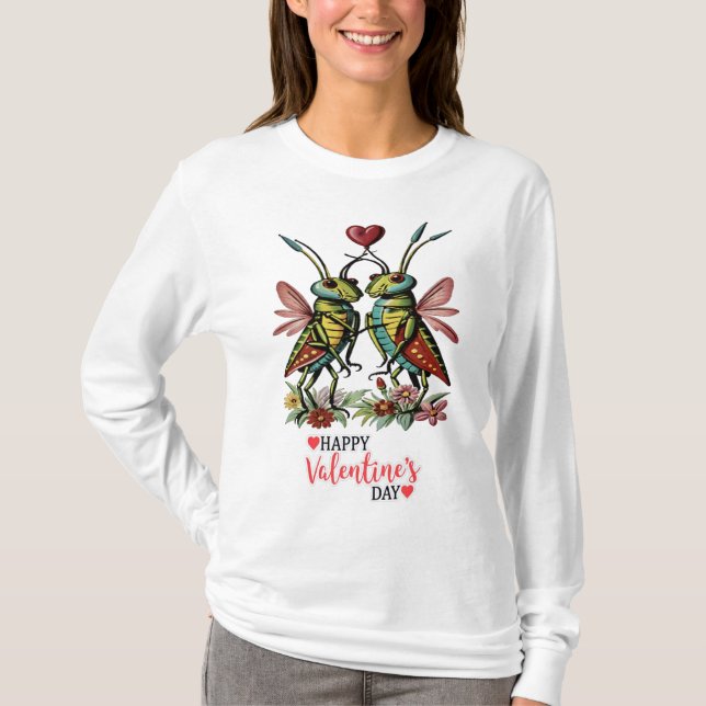 Camiseta Feliz dia de os namorados (Frente)