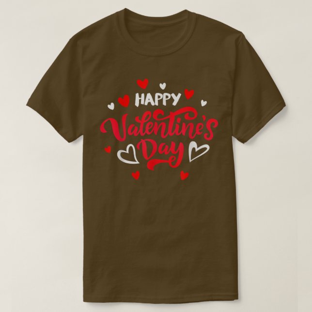 Camiseta Feliz dia de os namorados (Frente do Design)