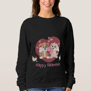 Camiseta Feliz dia de os namorados 2024 Cães Engraçados