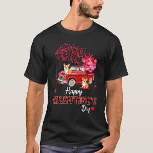 Camiseta Feliz dia de os namorados de Caminhão Vermelho Cac