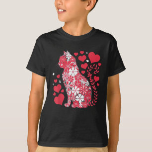 Camiseta Feliz Dia de os namorados de Gato Engraçado do Dia