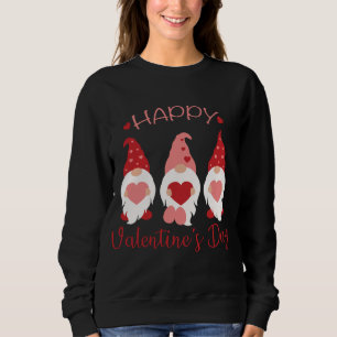 Camiseta Feliz dia de os namorados Gnomos Corações da Xadre