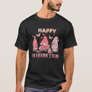 Camiseta Feliz dia de os namorados Love GnomDia de os namor