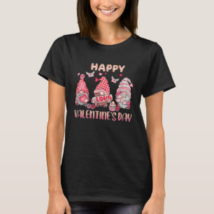 Camiseta Feliz dia de os namorados Love GnomDia de os namor