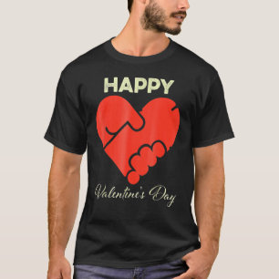 Camiseta Feliz dia de os namorados Para Solteiros Mens 1
