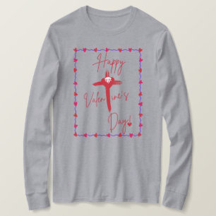 Camiseta Feliz dia de os namorados Senhoras Tee