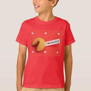 Camiseta Feliz dia de os namorados Vovó Fortune Cookie