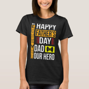 Camiseta Feliz Dia de os pais Adoramos Pais Vovô 1
