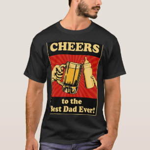 Camiseta Feliz Dia de os pais Anima-Se Ao Melhor Pai De Sem