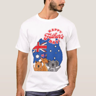 Camiseta Feliz Dia de os pais Austrália