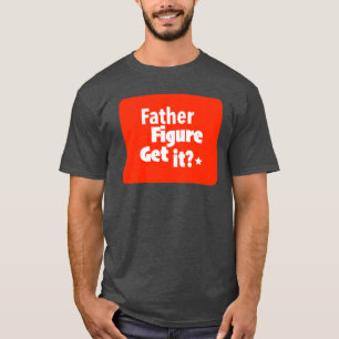 Camiseta Feliz Dia de os pais: Pai Figura Impressão Novidad