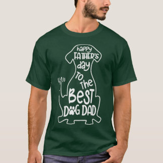 Camiseta Feliz dia de os pais para o melhor pai