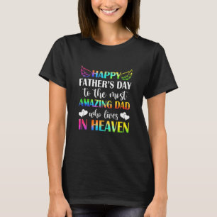 Camiseta Feliz Dia de os pais Para O Pai Mais Incrível Viv