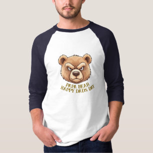 Camiseta FELIZ DIA DE PAIS I PAPA BEAR Personalizado