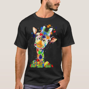 Camiseta Feliz Dia de Páscoa Giraffe World Conscientização