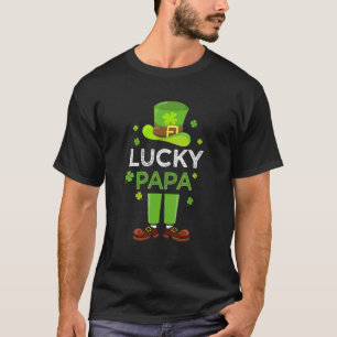 Camiseta Feliz Dia de Patrick da Família Papá