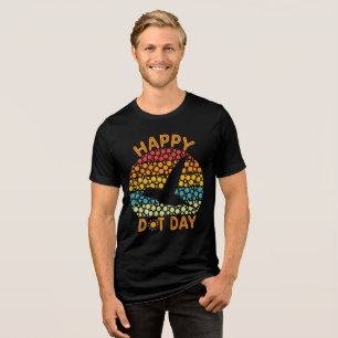 Camiseta Feliz Dia de Ponto Hummingbird Colorido
