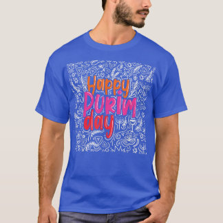 Camiseta Feliz Dia de Purim Figurino Judeu Holliday Legal