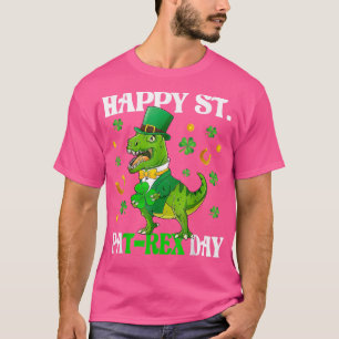 Camiseta Feliz dia de Ruas PaTRe dinossauro Saint Patrick p
