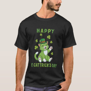 Camiseta Feliz Dia de São Cattrick, Mãe de Gato Irlandês So