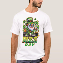 Camiseta Feliz Dia de São Pat Rizz Presentes Divertidos par
