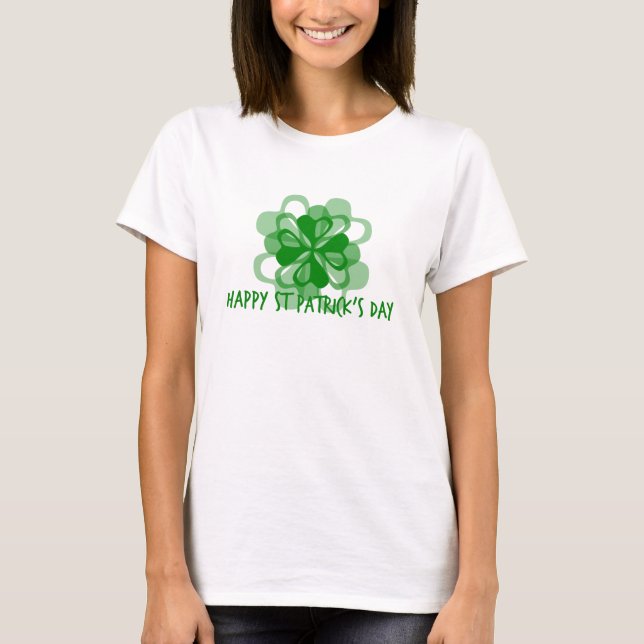 Camiseta Feliz Dia de São Patrício (Frente)