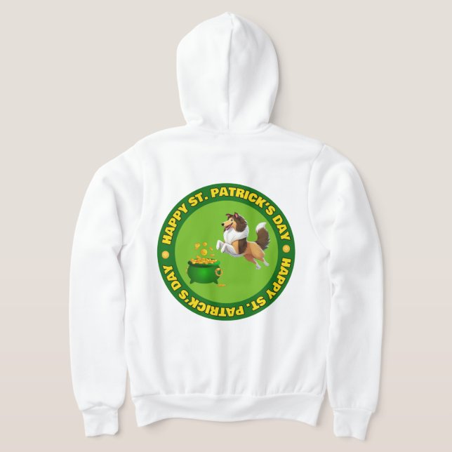 Camiseta Feliz Dia de São Patrício (Postura das costas)