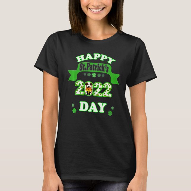 Camiseta Feliz Dia de São Patrício (Frente)