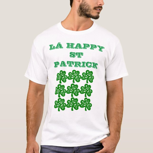 CAMISETA FELIZ DIA DE SÃO PATRÍCIO (Frente)