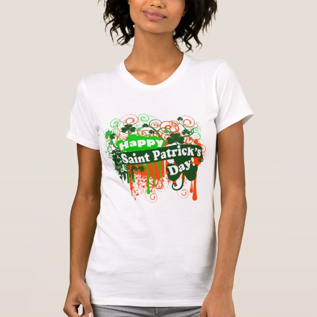 Camiseta Feliz Dia de São Patrício (Frente)