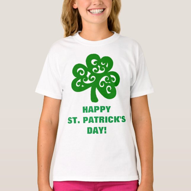 CAMISETA FELIZ DIA DE SÃO PATRÍCIO (Frente)