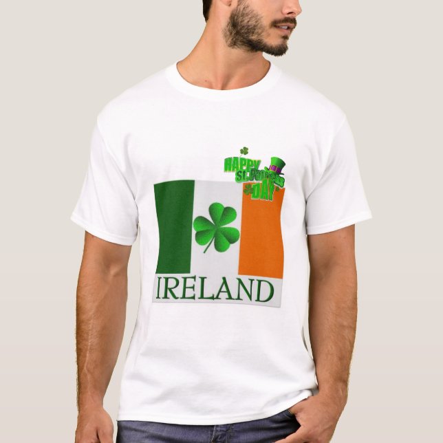 Camiseta Feliz Dia de São Patrício (Frente)