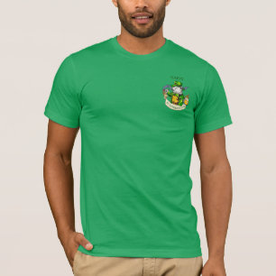 Camiseta Feliz Dia de São Patrício Cerveja Gato Irlandês En