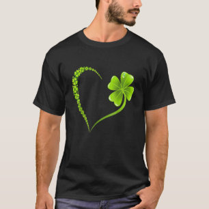 Camiseta Feliz Dia de São Patrício da família irlandesa Sha