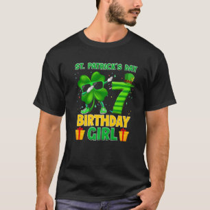 Camiseta Feliz Dia de São Patrício de Aniversário do 7