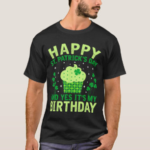 Camiseta Feliz Dia de São Patrício de aniversário Santo Pad