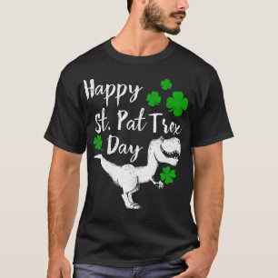 Camiseta Feliz Dia de São Patrício de Rua no Dia de Trex 