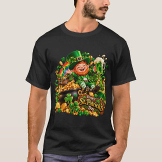 Camiseta Feliz Dia de São Patrício Duende