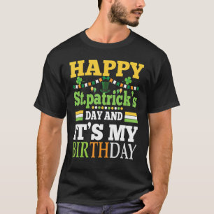 Camiseta Feliz Dia de São Patrício É a minha mãe de anivers
