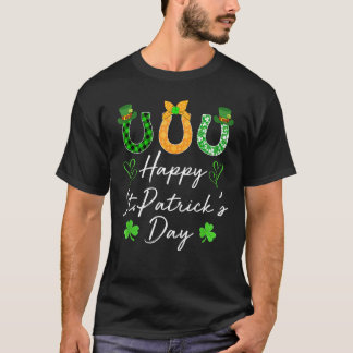 Camiseta Feliz Dia De São Patrício E Shamrock Clássico Cava
