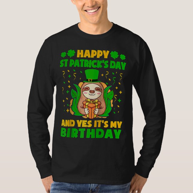 Camiseta Feliz Dia de São Patrício E Sim É A Minha Boneca D (Frente)